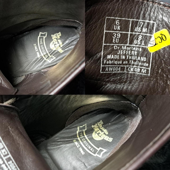 Dr Martens Jeffery Paisley Boots Womens Size 8 - Picture 7 of 7